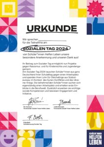 Teilnahmeurkunde Arbeitgeber*innen 2024