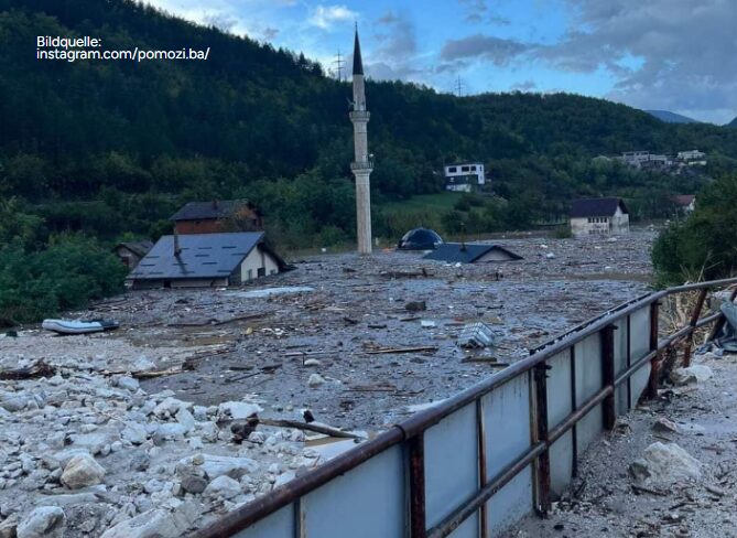 Flutkatastrophe in Bosnien und Herzegowina